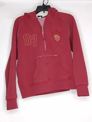 Buy Harry Potter Womens Size Med Color Red Long Sleeve 3/4 Zip Graphic With Pockets • 19.84£
