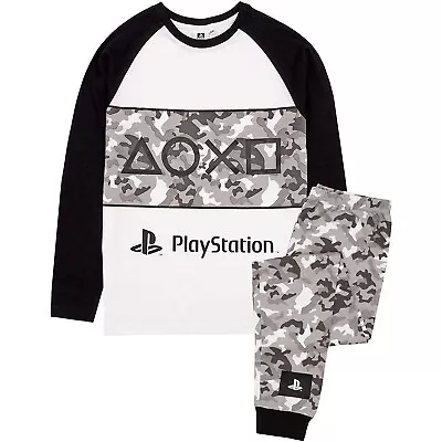 Buy Playstation Boys Gaming Camo Pyjama Set NS5689 • 17.85£