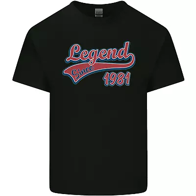 Buy Legend Since 43rd Birthday 1981 Mens Cotton T-Shirt Tee Top • 8.75£