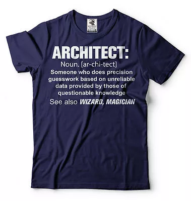 Buy Architect Definition Humor T-shirt Funny Tee Shirt Gift For Architect Tee Shirt • 12.73£