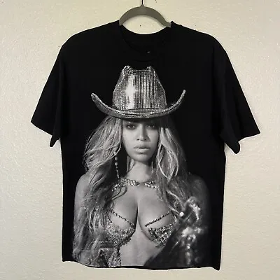 Buy Beyonce Renaissance Tour Shirt Medium Cowboy Hat Cowgirl Official Merch RWT 2023 • 66.30£
