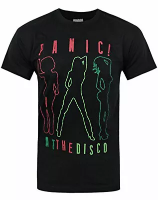 Buy Official Panic At The Disco 3 Ladies Mens Black T Shirt Panic At The Disco Tee • 16.95£