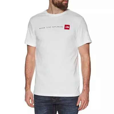Buy The North Face Mens NSE T Shirts Red Box Fine Print Camo Short Sleeve Crew Tee • 17.99£