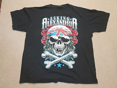 Buy Asking Alexandria Band T Shirt Merch Size XL With Back Print BMTH PWD WCAR ADTR • 18.79£