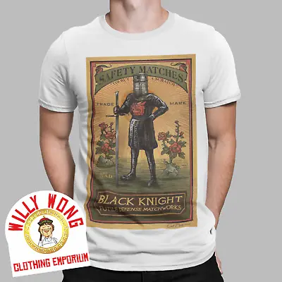 Buy Black Knight Monty Python T-Shirt Retro Movie 70s 80s The Holy Grail Tee Gift • 6.99£