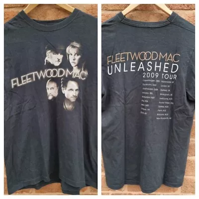 Buy Fleetwood Mac 2009 T Shirt Unleashed Tour Official Merch Black Backprint MEDIUM  • 19.99£