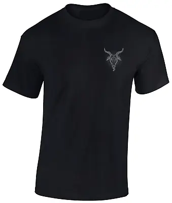 Buy Baphomet Goat Lb Mens T Shirt Cool Devil Demon Supernatural Satan Top • 8.99£