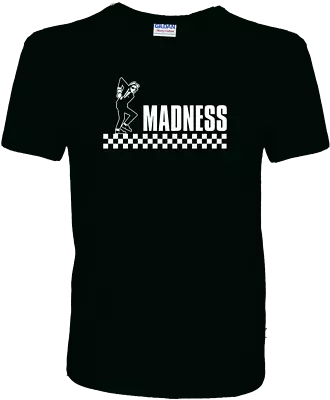 Buy Madness - Two 2 Tone Ska Retro Music Reggae Northern Soul Quality Cotton T-Shirt • 10.99£
