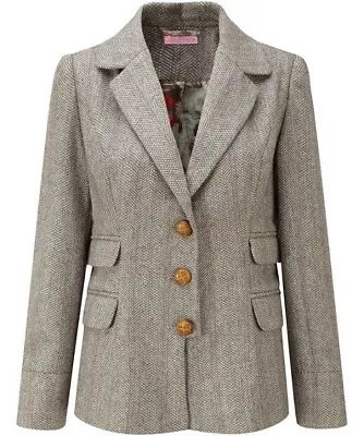 Buy JOE BROWNS Herringbone Blazer Jacket Size 16 • 23.95£