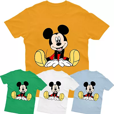Buy Disney Mickey Mouse Kids Tshirt Mens Boys Girls Funny Cartoon Unisex Gift Tee • 10.49£
