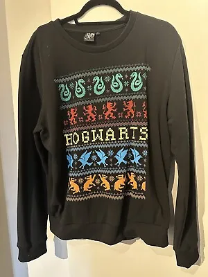 Buy Harry Potter Hogwarts All Houses Christmas Sweater XL • 10£