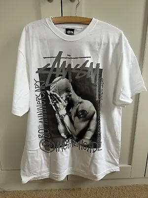 Buy Stussy X Metalheadz 30 Goldie T-Shirt White - Size Large L • 74.99£