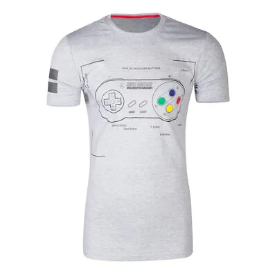 Buy Nintendo Snes Controller Super Power T Shirt Mens • 9.97£