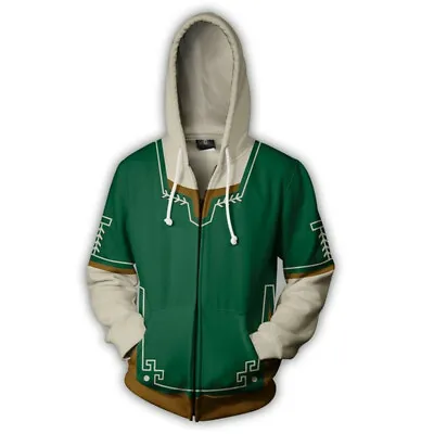 Buy The Legend Of Zelda Hoodies Casual Jacket 3D Print Sweatshirt Zipper Hooded Coat • 29.27£