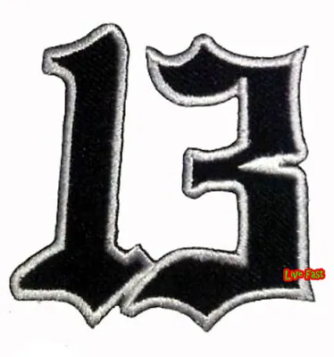 Buy Lucky 13 Patch Outlaw Biker Mc Lucky 13 Chopper Motorcycle Patches Biker Patches • 5.78£