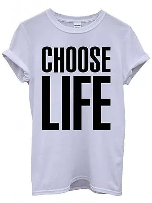 Buy Choose Life T-Shirt Inspired By Wham! Fancy Dress T-Shirt • 6.95£