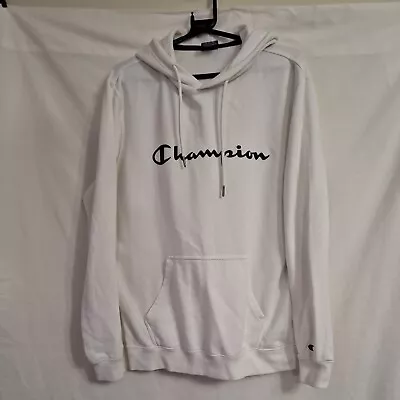 Buy Champion White XL Hoodie With Front Through Pocket • 15.99£