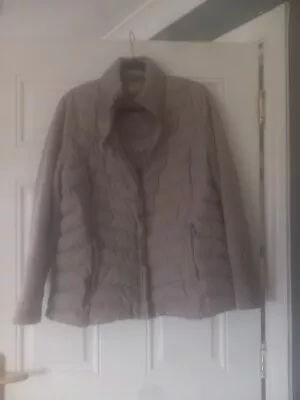 Buy Jacket By 32 Degrees Puffa Jacket No Hood Xl Beige Ribbed Alternative Materal... • 0.99£
