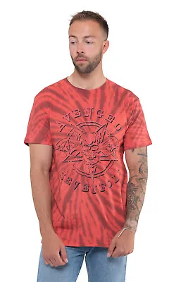 Buy Avenged Sevenfold T Shirt Pent Up Band Logo New Official Unisex Red Dip Dye • 17.95£