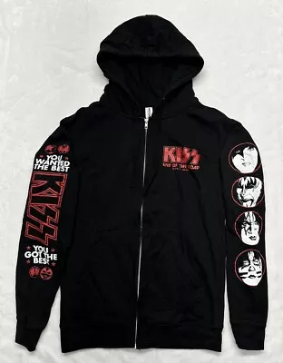 Buy KISS End Of The Road World Tour Full Zip Hoodie Jacket Concert Merch Adult Small • 66.26£
