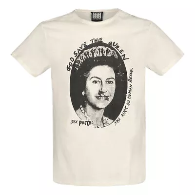 Buy Amplified Unisex Adult God Save The Queen Sex Pistols T-Shirt GD293 • 30.59£