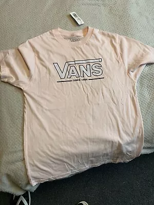 Buy Vans T Shirt Pink Unworn Age 10-11 • 11£