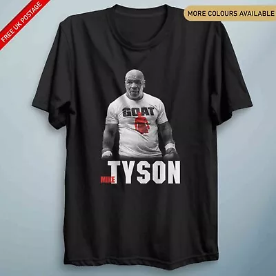 Buy Iron Mike Tyson T Shirt GOAT Gym Clothing Training Workout Exercise Boxing Tee • 8.99£