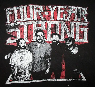 Buy FOUR YEAR STRONG CONCERT T SHIRT Alternative Press Tour 2011 Cities Dates Small • 26.88£