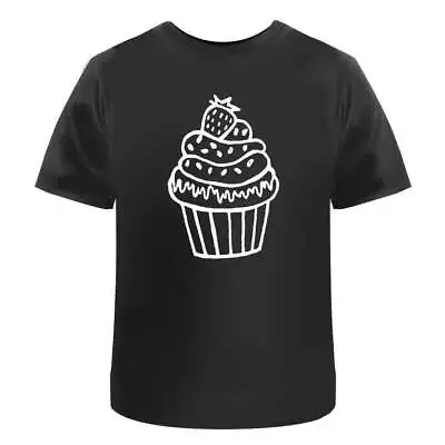 Buy 'Cupcake With Strawberry' Men's / Women's Cotton T-Shirts (TA003465) • 11.99£