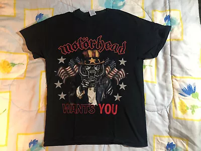 Buy Used MOTÖRHEAD We Want You M Shirt Lemmy Kilmister Heavy Metal USA Punk Vintage • 18.90£