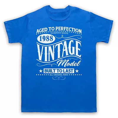 Buy 1988 Vintage Model Born In Birth Year Date Funny Age Mens & Womens T-shirt • 17.99£