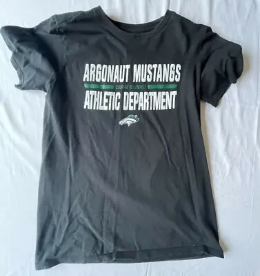 Buy Vintage Nike Argonaut Mustangs Athletic Department Black T-Shirt  • 7.99£