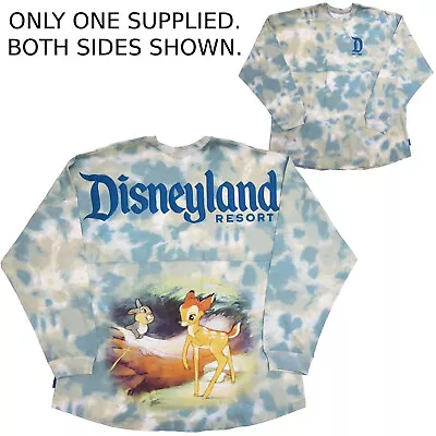 Buy Disneyland Bambi Spirit Jersey Tie Dye Blue Adults Top XXL XX-Large Disney Parks • 69.99£