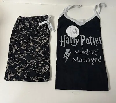 Buy Harry Potter Womens Pyjamas Vest Short PJs For Women Sets Gryffindor Slytherin S • 12£