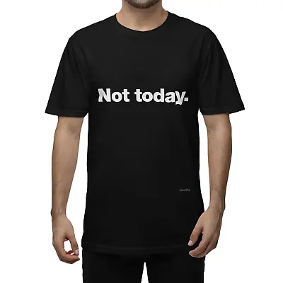 Buy Not Today Lazy Gift Novelty Funny Mens Birthday Present Humour Joke T Shirt • 6.99£
