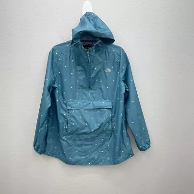 Buy The North Face Storm Blue Floral Print Lightweight Fanorak Jacket Womens Medium • 28.47£