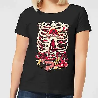 Buy Womens Rick & Morty Rib Cage Fit T Shirt Anatomy Park Official Merch Size Large • 14.99£