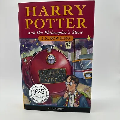 Buy Harry Potter And The Philosopher’s Stone 25th Anniversary Edt 1st HB J.K.Rowling • 16.99£