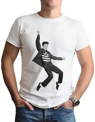Buy Elvis Presley T-Shirt Retro Art King Rock Music Jailhouse 50s 60s Top Tee Gift • 7.99£
