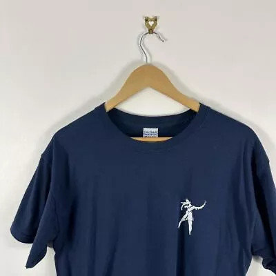 Buy Men’s Vintage Gildan HeavyWeight George Michael Wembley 2001 Navy Large T-Shirt • 45£