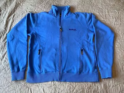 Buy Bench Jacket Men's Full Zip Blue Logo Cotton Size XL • 15£