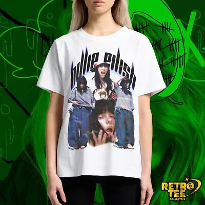 Buy Retro Y2K Billie Shirt White T Shirt , Vintage 90s Merch Homage Tshirt • 20.35£