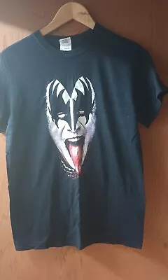Buy Kiss Band T SHIRT Black Size Small Gene Simmons Face • 8.99£