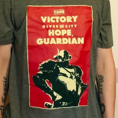 Buy DESTINY 2 T-shirt Guardians Shaxx For Hope Bungie T Shirt Size Large UK Seller • 18£