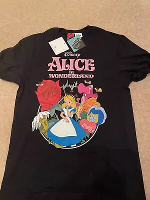 Buy Truffle Shuffle Disney Alice In Wonderland Black T-shirt Small Bnwt • 12.99£