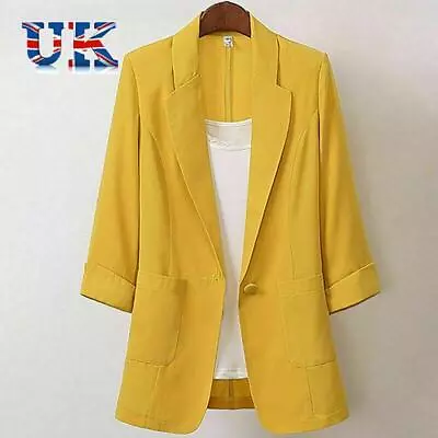 Buy Work Plus Size Formal Jacket Coat Suit Blazer • 10.25£