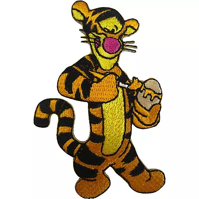 Buy Disney Winnie The Pooh Tigger Patch Embroidered Badge Iron On Sew On T Shirt Bag • 2.79£