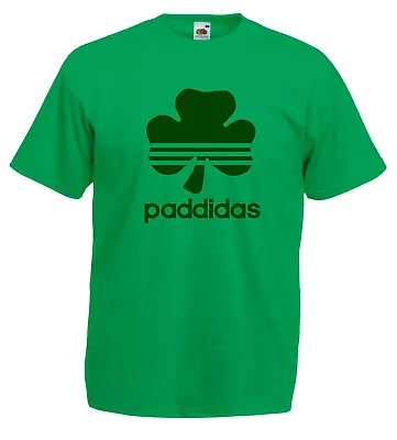 Buy St Patrick's Day Tee Shirt - Funny  Paddidas  Irish Paddys Day T Shirt  • 11.99£