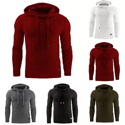 Buy Stylish Men Hoodies Sweatshirts Activewear Handsome Hoodies Long Sleeve • 14.14£