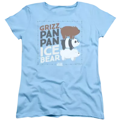 Buy We Bare Bears Grizz Pan Pan Ice Bear Women's T-Shirt • 27.47£
